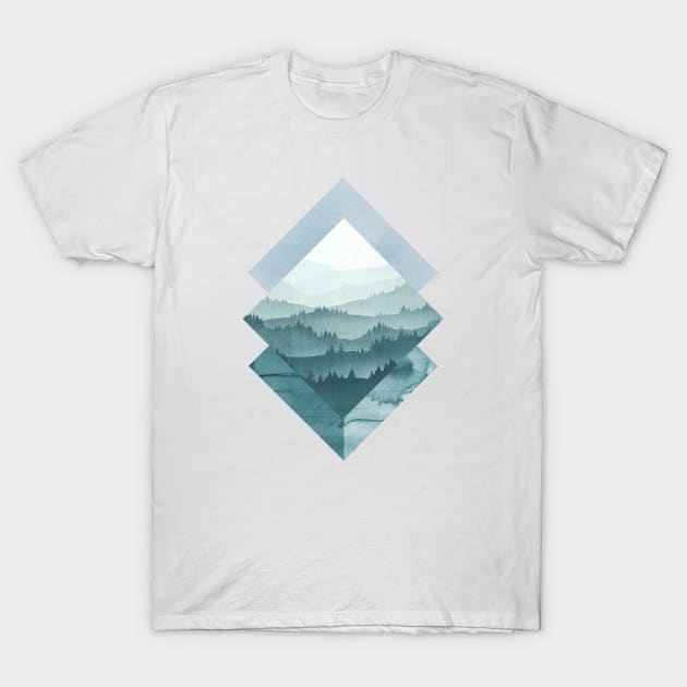 Forest landscape T-Shirt by Natalatrala